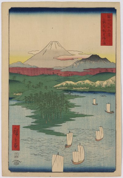 Noge et Yokohama - Utagawa Hiroshige